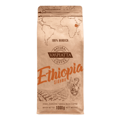 Kawa Ziarnista Vaspiatta Natural Ethiopia 1kg