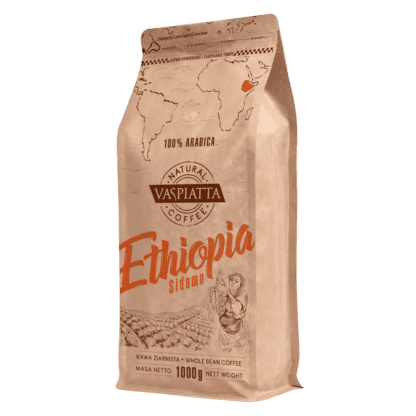 Kawa Ziarnista Vaspiatta Natural Ethiopia 1kg - obrazek 2