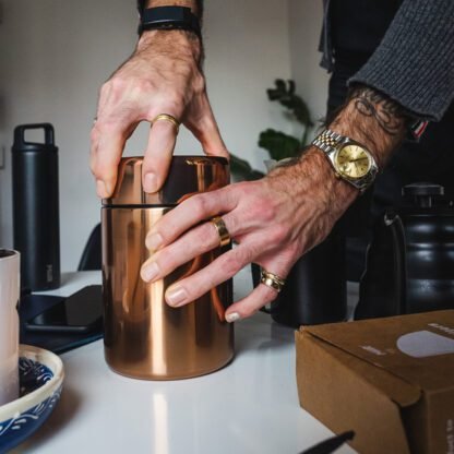 MiiR - Coffee Canister Miedziany - Pojemnik na kawę - obrazek 5