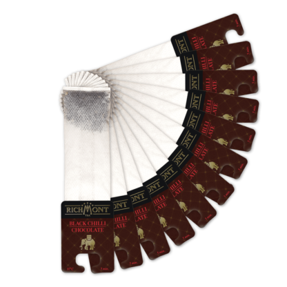 Richmont Black Chilli Chocolate 12 saszetek + Szklanka Hot Winter - obrazek 3