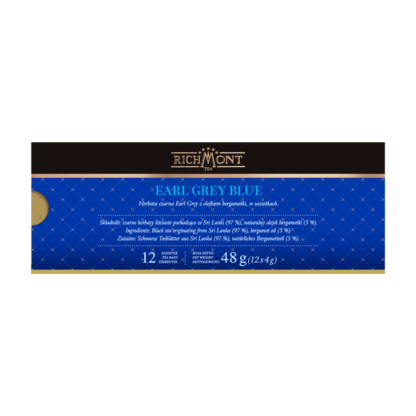 Richmont Earl Grey Blue 12 Saszetek + Szklanka Hot Winter - obrazek 6