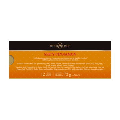 Richmont Spicy Cinnamon 12 Saszetek + Szklanka Hot Winter - obrazek 6