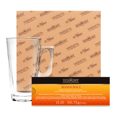 Richmont Mango Maui 12 Saszetek + Szklanka Hot Winter - obrazek 2
