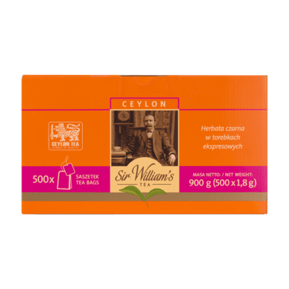 Sir William's London Ceylon Black Tea 500 Saszetek - obrazek 2