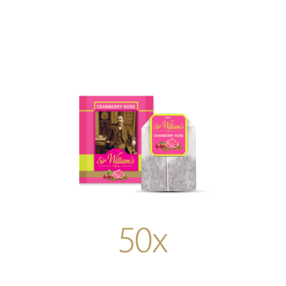 Sir William’s Tea Cranberry Rose 50 Saszetek - obrazek 2