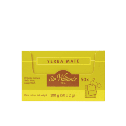 Sir William’s Tea Yerba Mate 50 Saszetek - obrazek 4