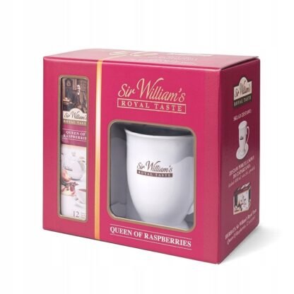 Zestaw Porcelanowy Sir William's & 12 Herbat QUEEN OF RASPBERRIES