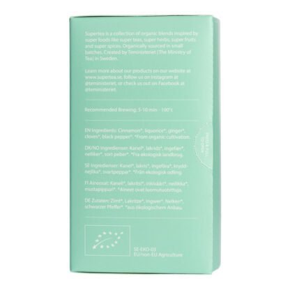 Teministeriet - Supertea Cinnamon Ginger Detox - Herbata 20 Torebek - obrazek 2