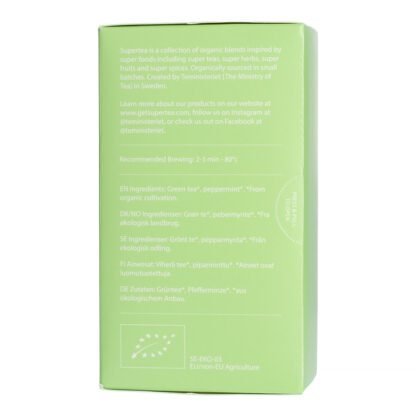 Teministeriet - Supertea Green Tea Mint Organic - Herbata 20 Torebek - obrazek 2