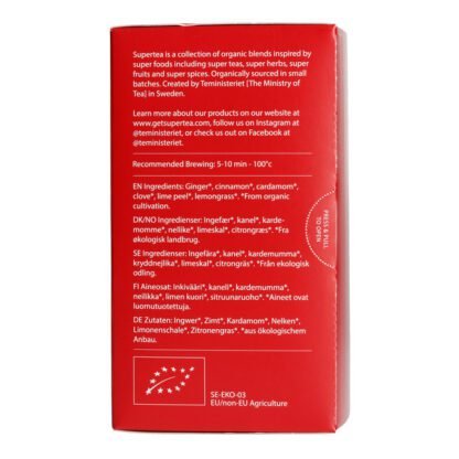 Teministeriet - Supertea Ayurveda Restore Organic - Herbata 20 Torebek - obrazek 2