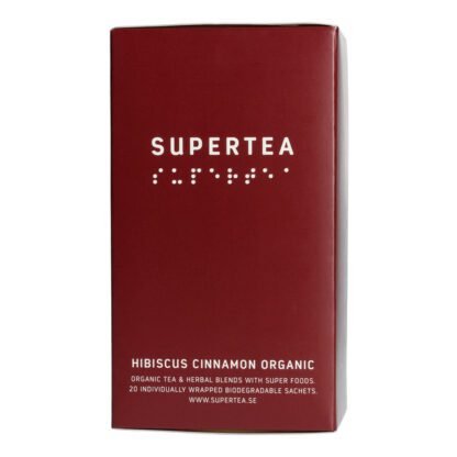 Teministeriet - Supertea Hibiscus Cinnamon Organic - Herbata 20 Torebek
