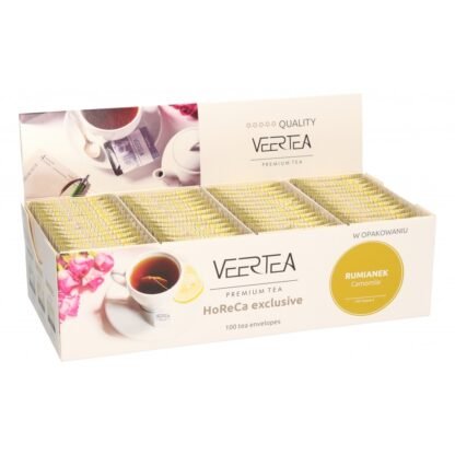 VEERTEA Sunny Camomile - herbata rumianek w saszetkach / kopertkach - 100 torebek