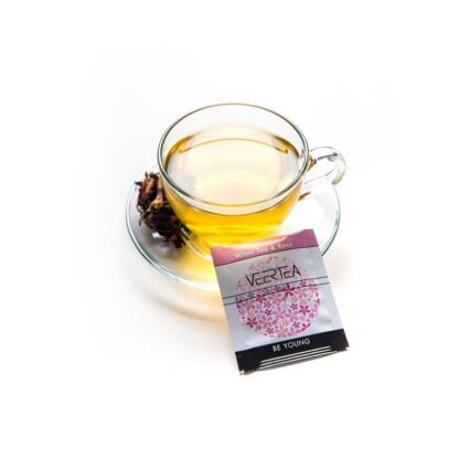 VEERTEA White Tea & Rose - herbata biała z różą w saszekach / kopertkach - 100 torebek - obrazek 2