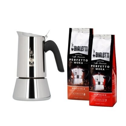 Bialetti Zestaw Venus 6tz + kawa Nocciola 250g + kawa Classico 250g