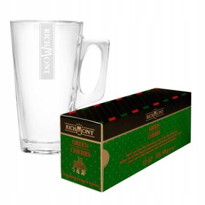 Richmont Green Cherry 12 Saszetek + Szklanka Hot Winter