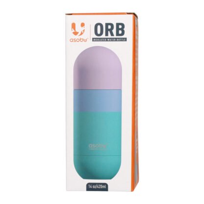 Asobu - Orb Bottle Pastelowy Turkus - Butelka termiczna 420ml - obrazek 2