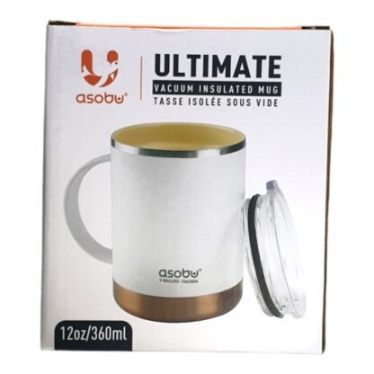 Asobu - Ultimate Coffee Mug Biały - Kubek termiczny 360ml - obrazek 3