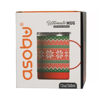 Asobu - Ultimate Coffee Mug Czerwony Sweter - Kubek termiczny 360ml - obrazek 4