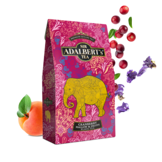 ADALBERT'S CRANBERRY MALLOW & FRUITS BLACK TEA 80G