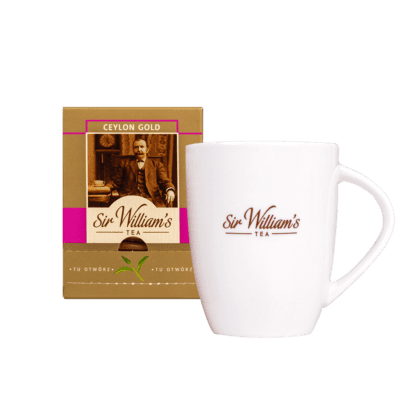 Zestaw Sir William's Tea 15 Herbat Ceylon Gold Z Kubkiem Porcelanowym - obrazek 2