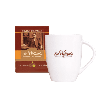 Zestaw Sir William's Tea 15 Herbat English Breakfast Z Kubkiem Porcelanowym - obrazek 2