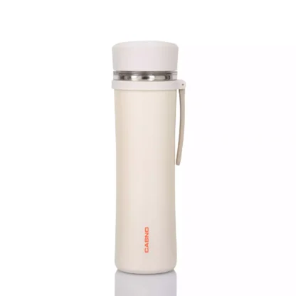 Butelka Termiczna Casno Greys 400 ml Biała