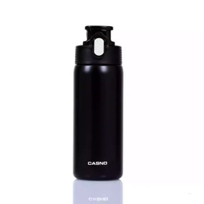 Butelka Termiczna Casno Maroon 450 ml Czarna