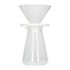 Hario - Cha Cha Drip Bouquet 02 Biały + Serwer + Filtry - Zaparzacz do herbaty - obrazek 2