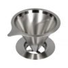Hario metalowy Drip V60-01 z podstawką - obrazek 2