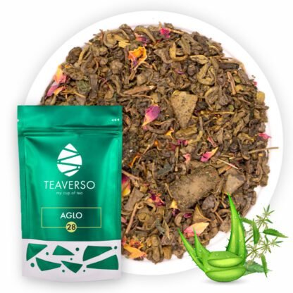 Herbata Zielona Teaverso Aglo 100g - obrazek 3