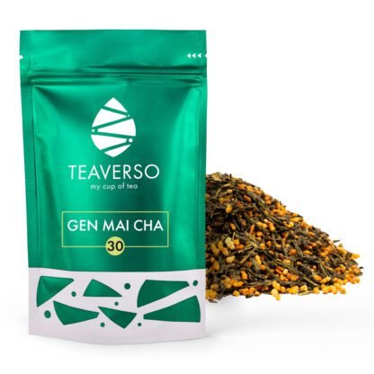 Herbata Zielona Teaverso Gen Mai Cha 100g - obrazek 2