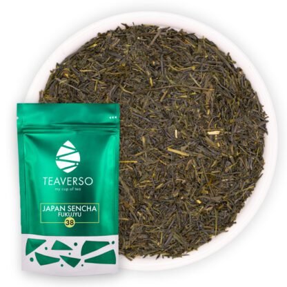 Herbata Zielona Teaverso Japan Sencha Fukujyu 100g - obrazek 4