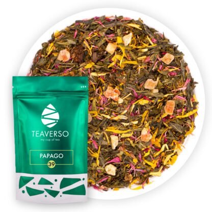 Herbata Zielona Teaverso Papago 100g - obrazek 4