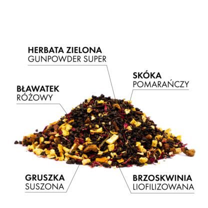 Herbata Zielona Teaverso Lupo 100g - obrazek 4