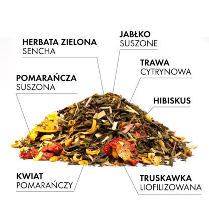 Herbata Zielona Teaverso Gruo 100g - obrazek 5