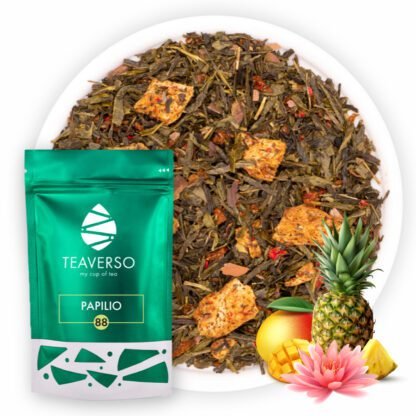 Herbata Zielona Teaverso Papilio 100g - obrazek 3