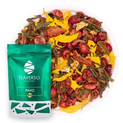 Herbata Zielona Teaverso Pavo 50g - obrazek 4