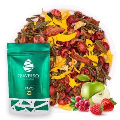 Herbata Zielona Teaverso Pavo 50g - obrazek 3