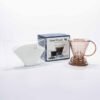 Clever Dripper - Zaparzacz do kawy L 500ml przezroczysty brązowy + 100 filtrów - obrazek 2