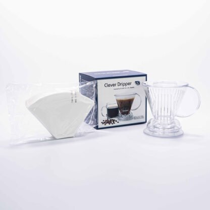 Clever Dripper - Zaparzacz do kawy L 500ml przezroczysty + 100 filtrów - obrazek 2