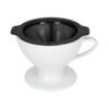 Hario - Ceramiczny Dripper W60-02 Biały - obrazek 3