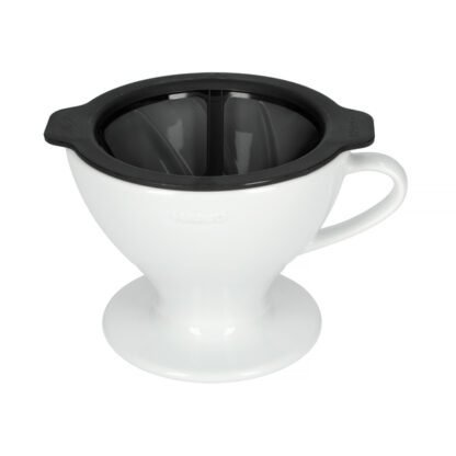 Hario - Ceramiczny Dripper W60-02 Biały - obrazek 3