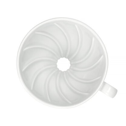 Hario - Ceramiczny Dripper W60-02 Biały - obrazek 4