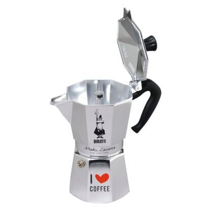 Kawiarka Bialetti Moka Express Love 6tz Srebrna - obrazek 3
