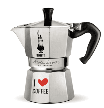 Kawiarka Bialetti Moka Express Love 6tz Srebrna