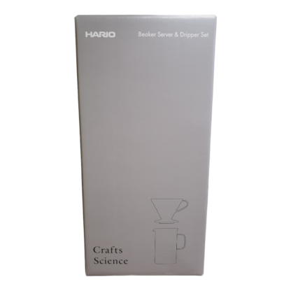Hario - Craft Science Beaker Server & Dripper Set - Zestaw Dripper + Serwer + Miarka + Filtry - obrazek 3