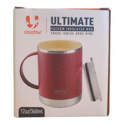 Asobu - Ultimate Coffee Mug Czerwony - Kubek termiczny 360ml - obrazek 3