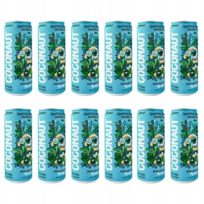 Coconaut Gazowana Woda Kokosowa z Młodego Kokosa Zestaw 12 x puszka 320 ml - obrazek 2