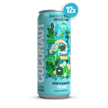Coconaut Gazowana Woda Kokosowa z Młodego Kokosa Zestaw 12 x puszka 320 ml