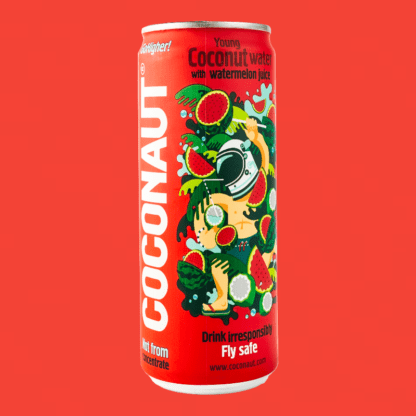 Coconaut Woda Kokosowa z Sokiem Arbuzowym Zestaw 12 x puszka 320 ml - obrazek 4